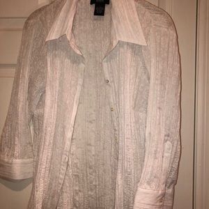 Allison Morgan white button down
